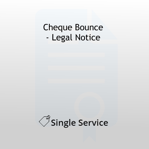 Cheque Bounce Legal Notice