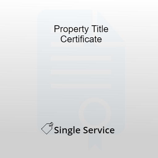 Property Title Certificate-India