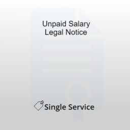 Unpaid salary legal notice india