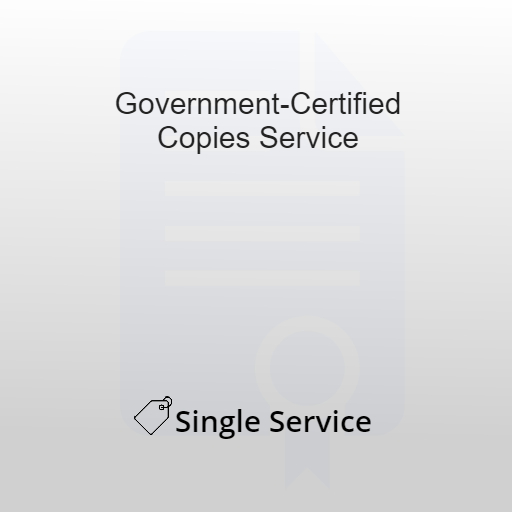 certified copies service