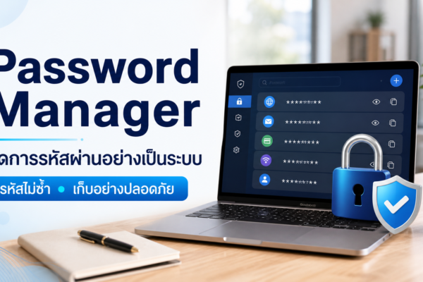 Password Manager จัดการรหัสผ่านอย่างเป็นระบบ พร้อมภาพคลังรหัสและกุญแจ