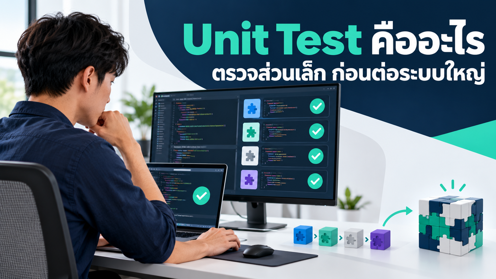 Unit Test คืออะไร ตรวจส่วนเล็ก ก่อนต่อระบบใหญ่